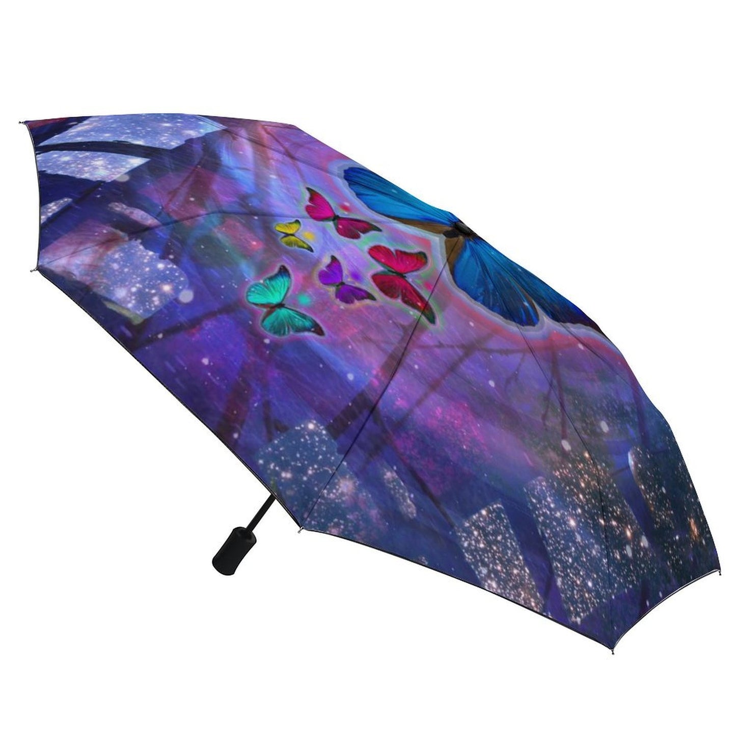 Custom Photo Umbrella | Auto Open Close 3-Fold UV Protection Umbrella