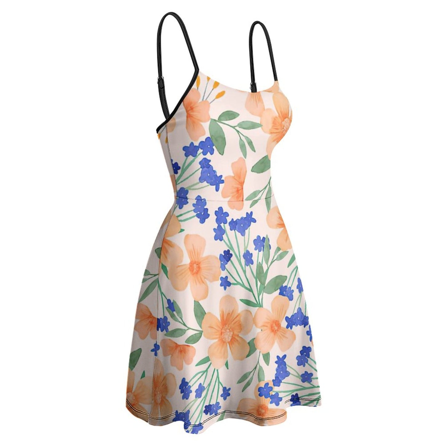 Custom Adjustable Strap Cami Dress | Soft Stretch A-Line Slip Dress