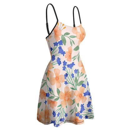 Custom Adjustable Strap Cami Dress | Soft Stretch A-Line Slip Dress