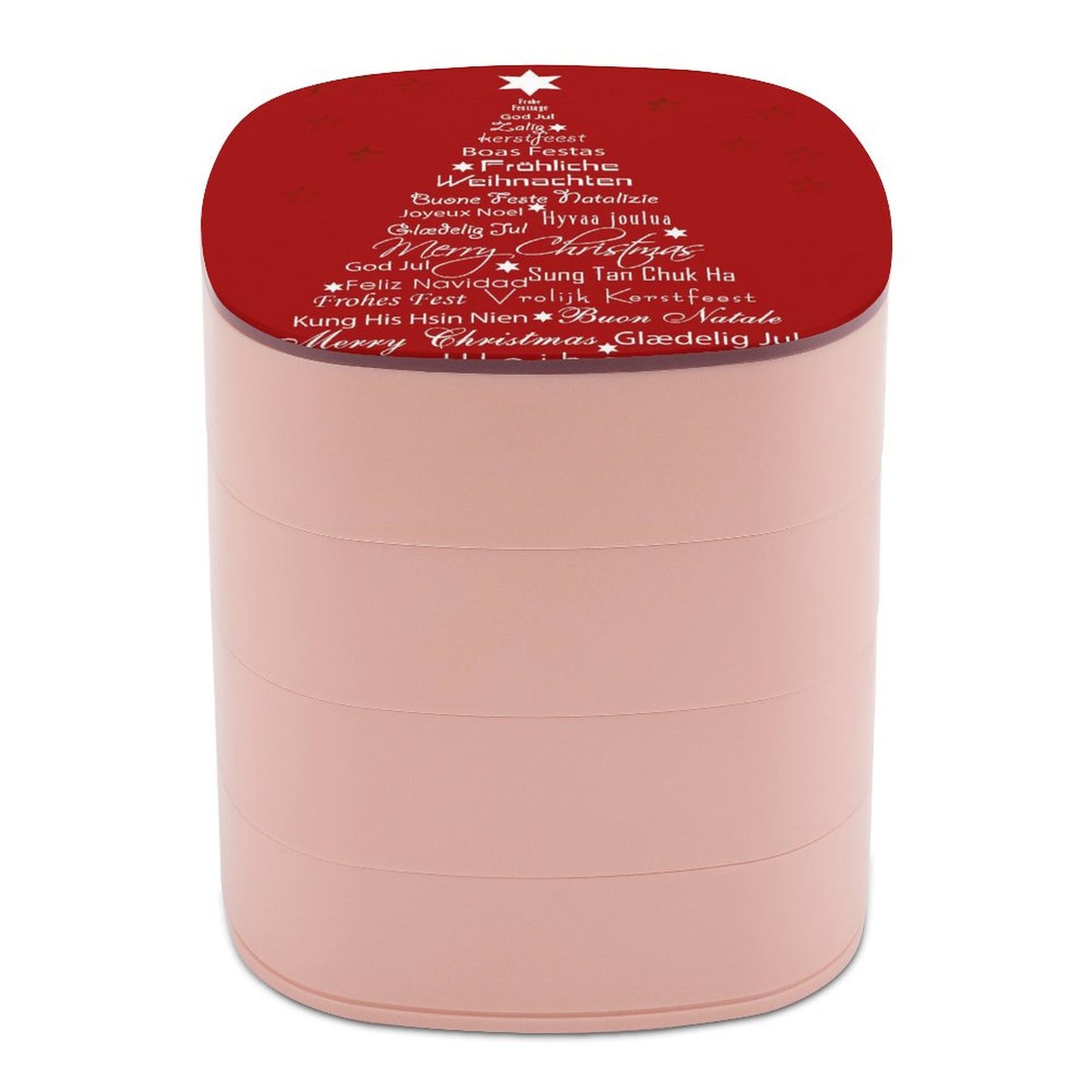 Custom Rotating Jewelry Box | 4-Tier Organizer with Your Photo