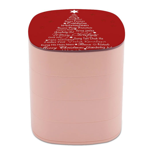 Custom Rotating Jewelry Box | 4-Tier Organizer with Your Photo