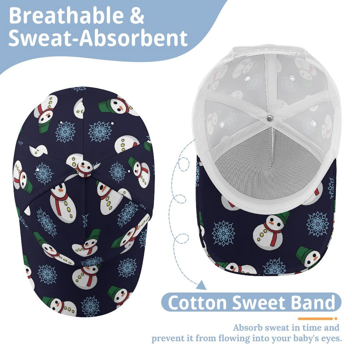 Design a Custom Kids Baseball Cap | All-Over Print & UV Protection