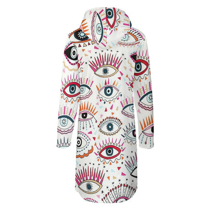 Custom Longline Hoodie Dress | Sweatshirt Tunic with Pockets