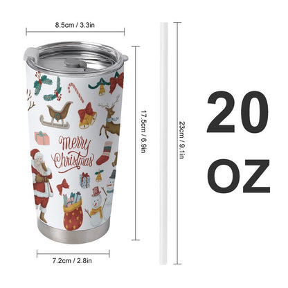 Custom Photo Car Tumbler (20oz) | Personalized Stainless Steel Mug