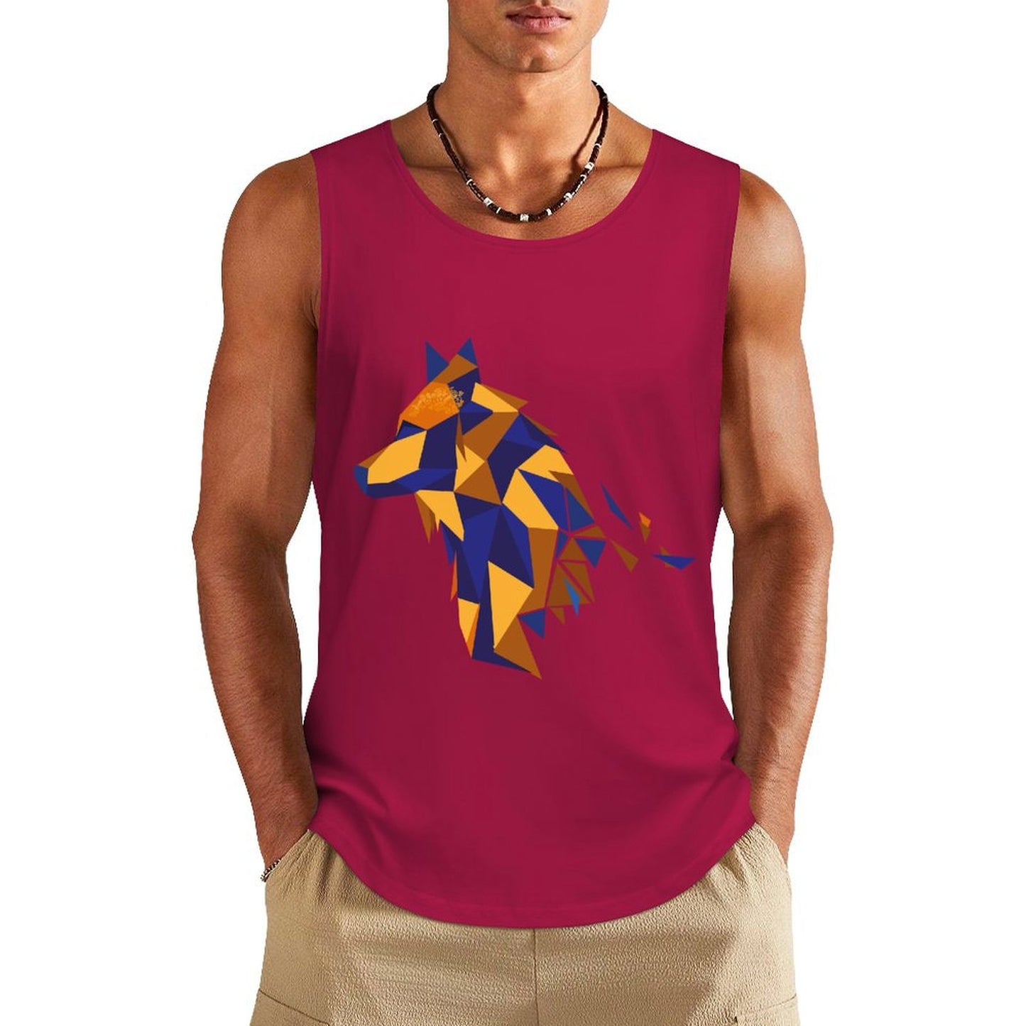 Custom Cotton Vest | Personalized Heat Press Tank Top (Multi-Color)