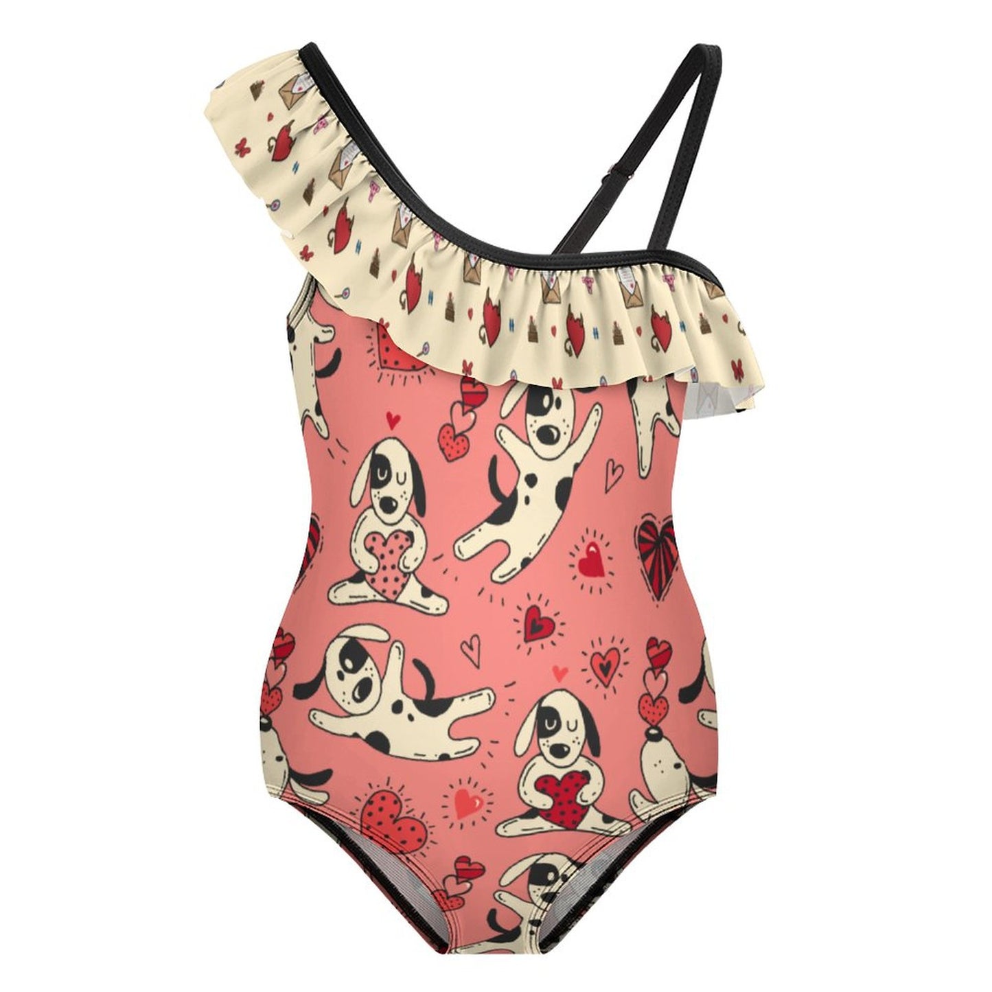 Custom Girls Swimsuit | Personalized Ruffle One-Piece