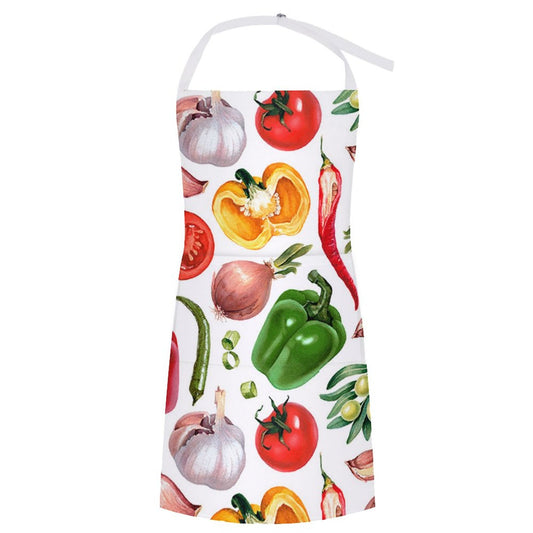 Custom Chef Apron with Pockets | Personalized Waterproof Bib