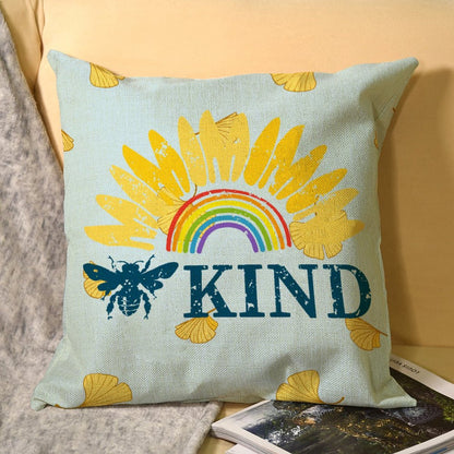 Custom Linen Throw Pillow Case | Personalized Farmhouse Cushion Cover