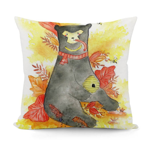 Custom Photo Pillow Cover 18x18 | Personalized Plush Cushion Case