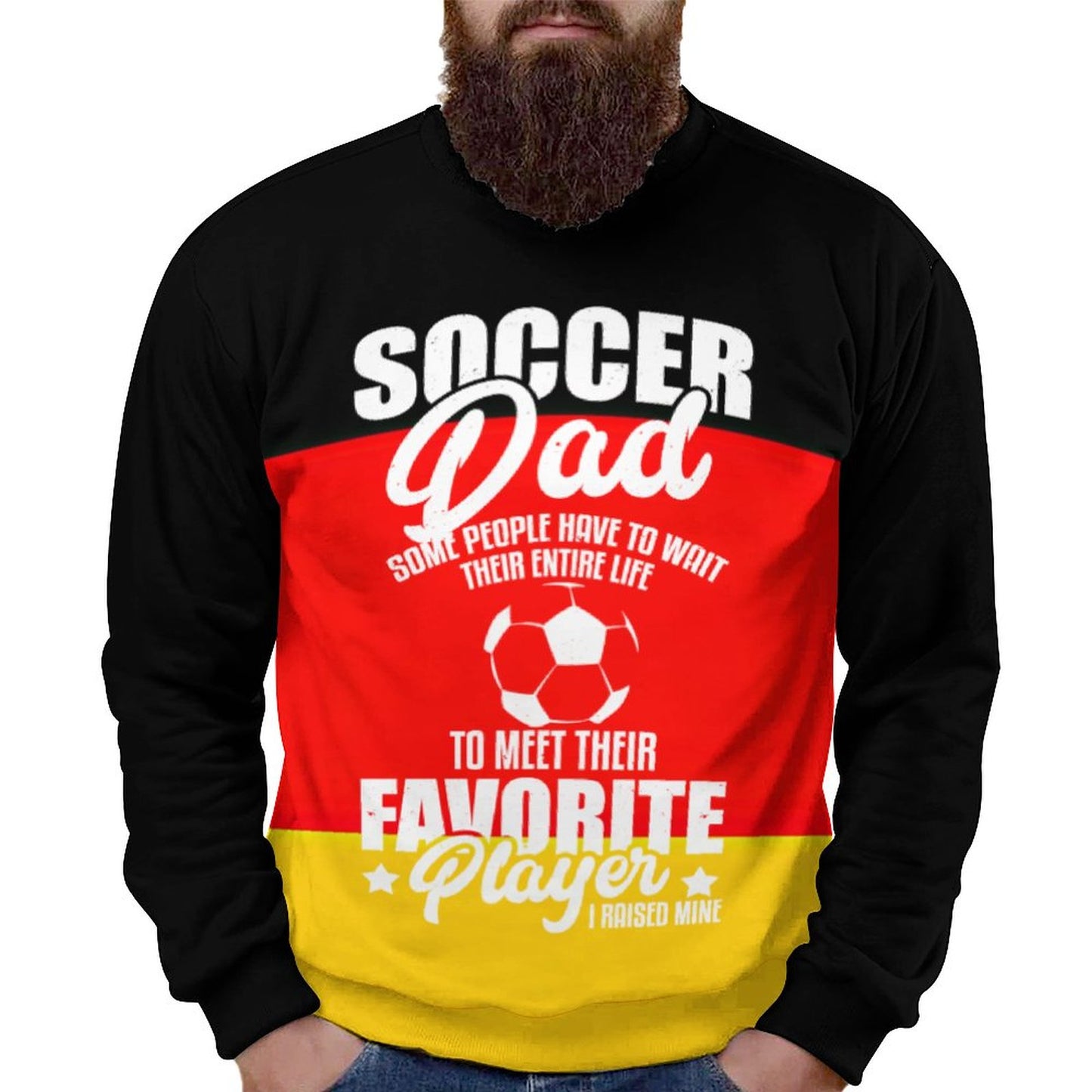 Custom All-Over Print Sweatshirt | Cotton-Feel Scuba Pullover (S-5XL)