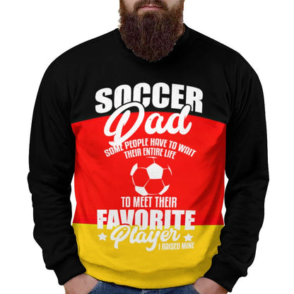 Custom All-Over Print Sweatshirt | Cotton-Feel Scuba Pullover (S-5XL)