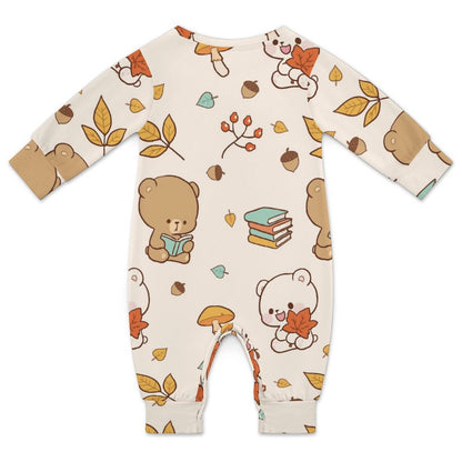 Personalized Long Sleeve Baby Bodysuit in Soft Cotton