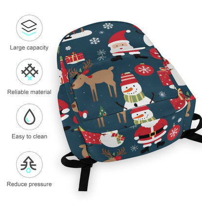 Custom Printed Kids Backpack - Personalized School Bag with Photo or Name