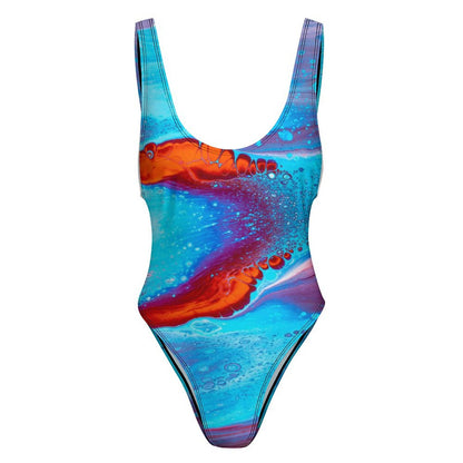 Custom One-Piece Swimsuit | Personalized Luminous Swimwear