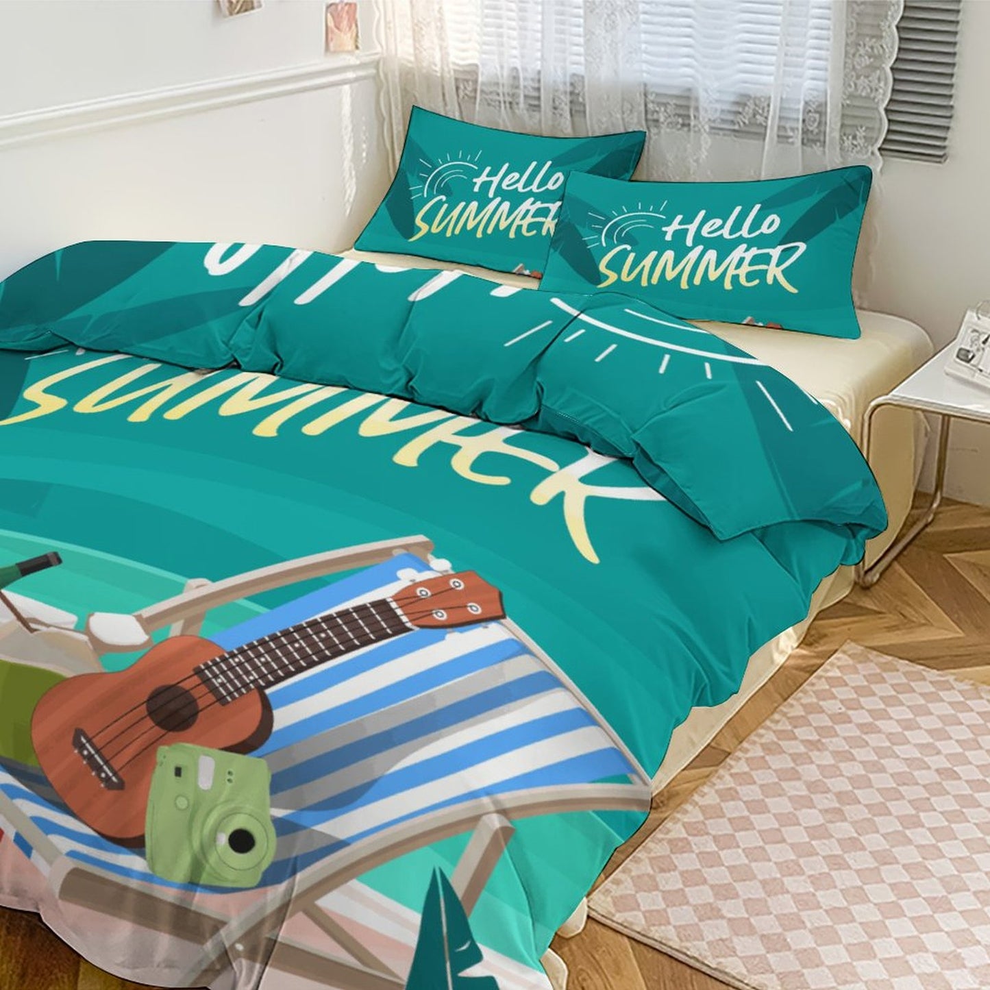 Custom Thickened Bedding Set | 105g Brushed Microfiber Duvet Kit
