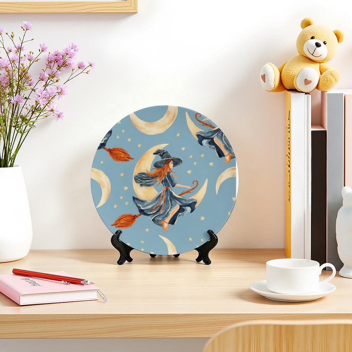 Custom Photo Display Plate with Stand – Personalized Home Decor in 8" or 10"