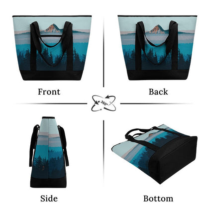 Custom Insulated Shopping Bag | Personalized Large Grocery Tote