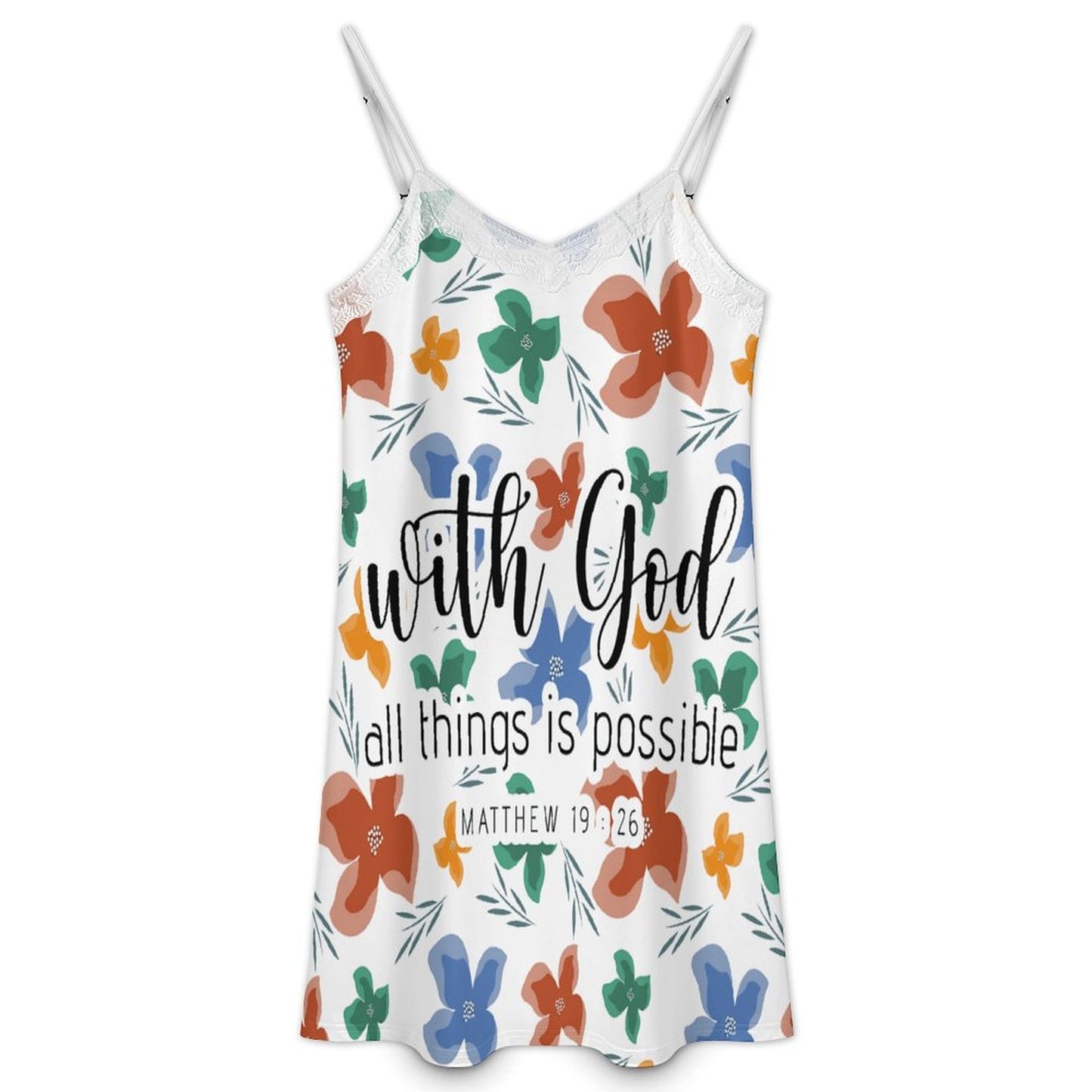 Create a Custom Lace Trim Slip Dress | Personalized Silk Nightgown