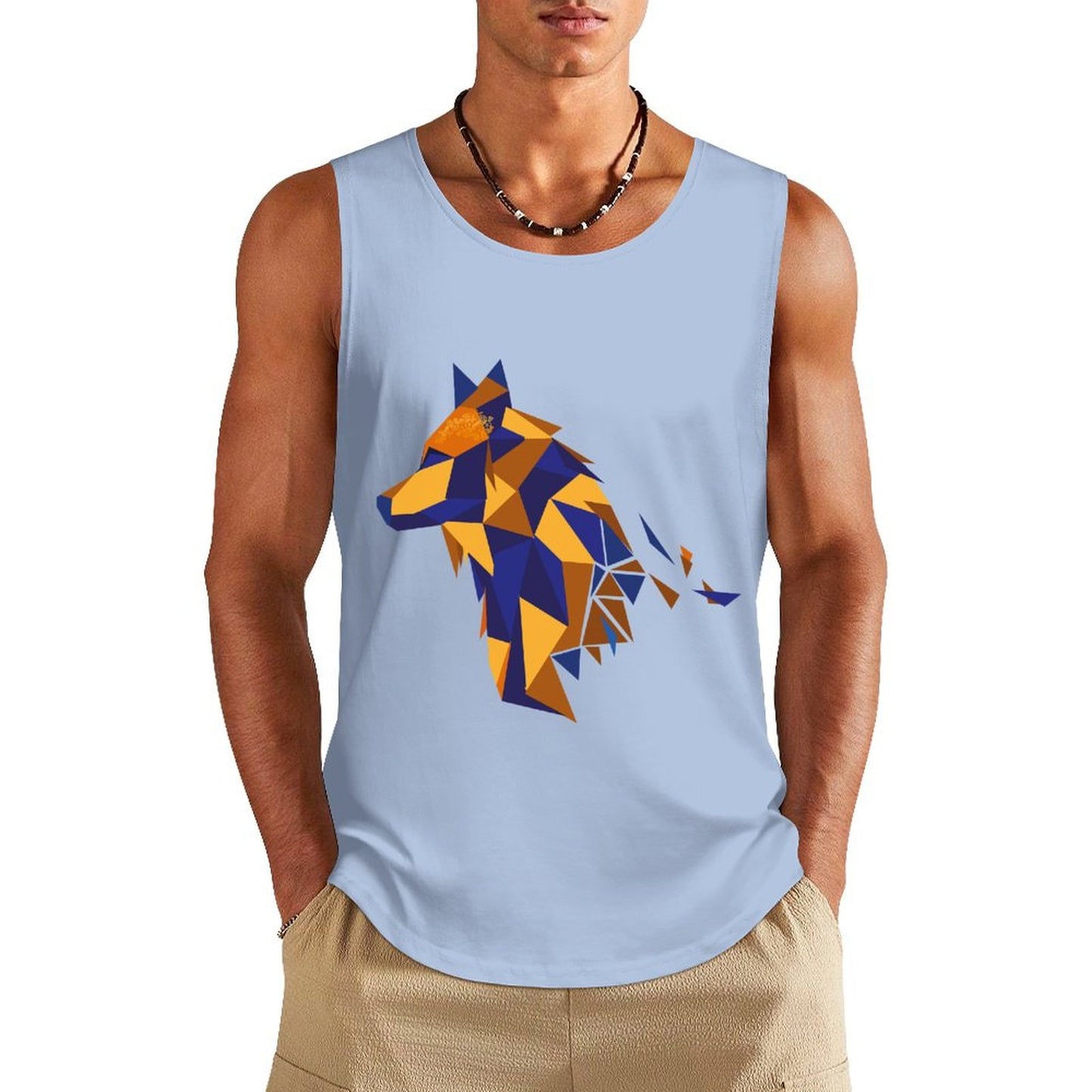 Custom Cotton Vest | Personalized Heat Press Tank Top (Multi-Color)
