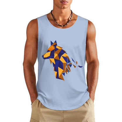 Custom Cotton Vest | Personalized Heat Press Tank Top (Multi-Color)