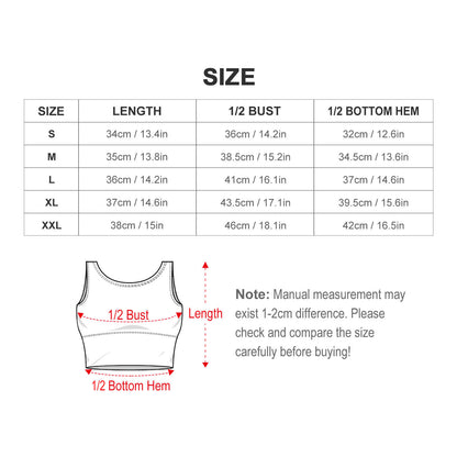 Custom Sports Bra Women | Wire-Free Personalized Crop Top