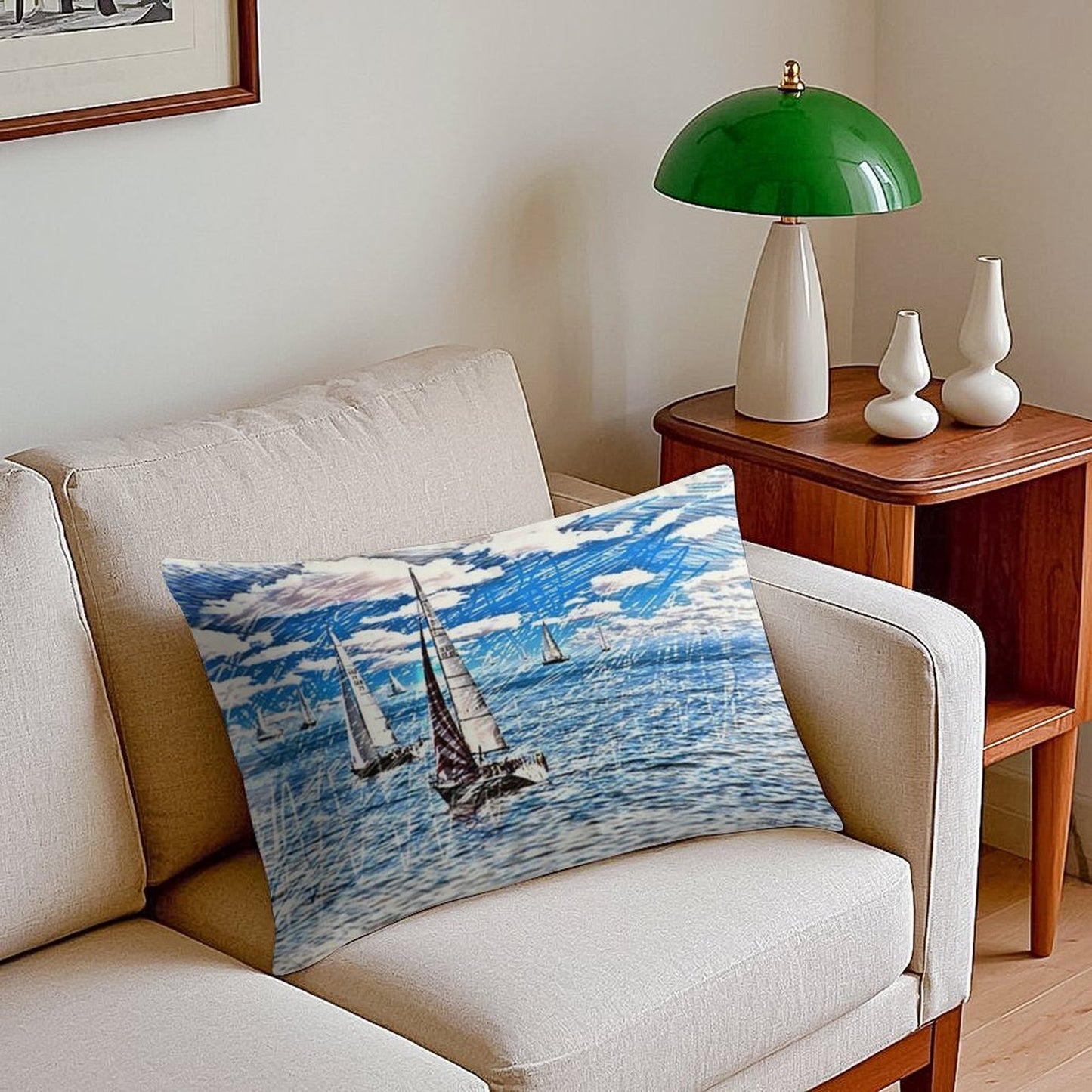 Luxurious Customizable Short Plush Oblong Pillowcases (Set of Two) - 12"x20"