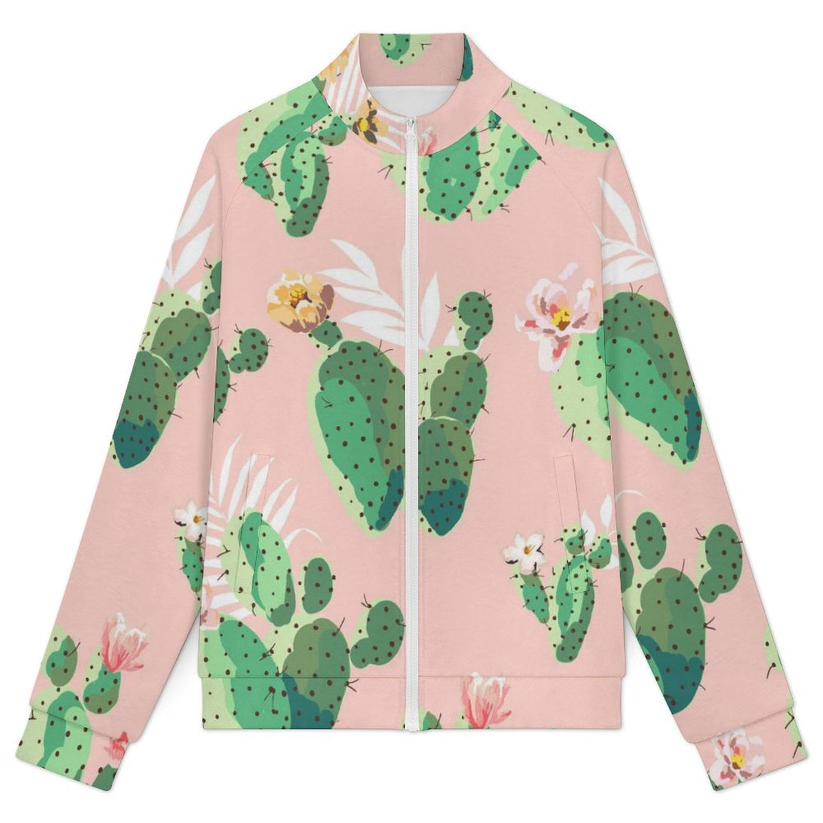 Men's Zip-Up Fleece Jacket with Custom Print Option