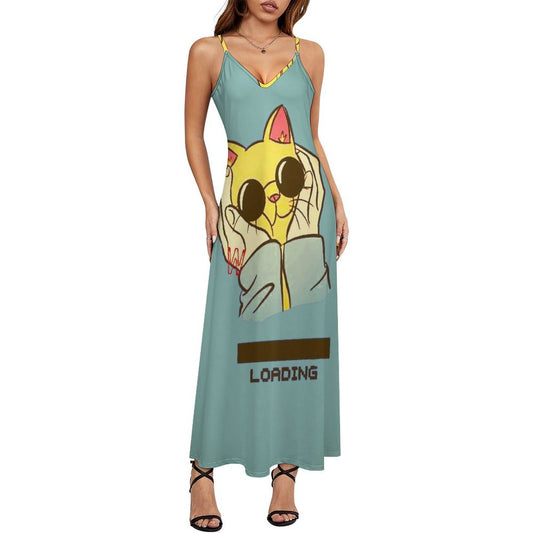 Custom Cami Maxi Dress | Personalized Long Slip Dress for Her