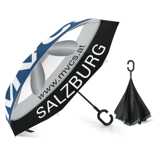 Custom Inverted Windproof Car Umbrella: Double-Layer Reverse Folding