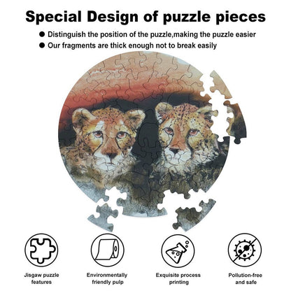 Irregular Wooden Animal Puzzle | Unique Jigsaw for Adults & Kids