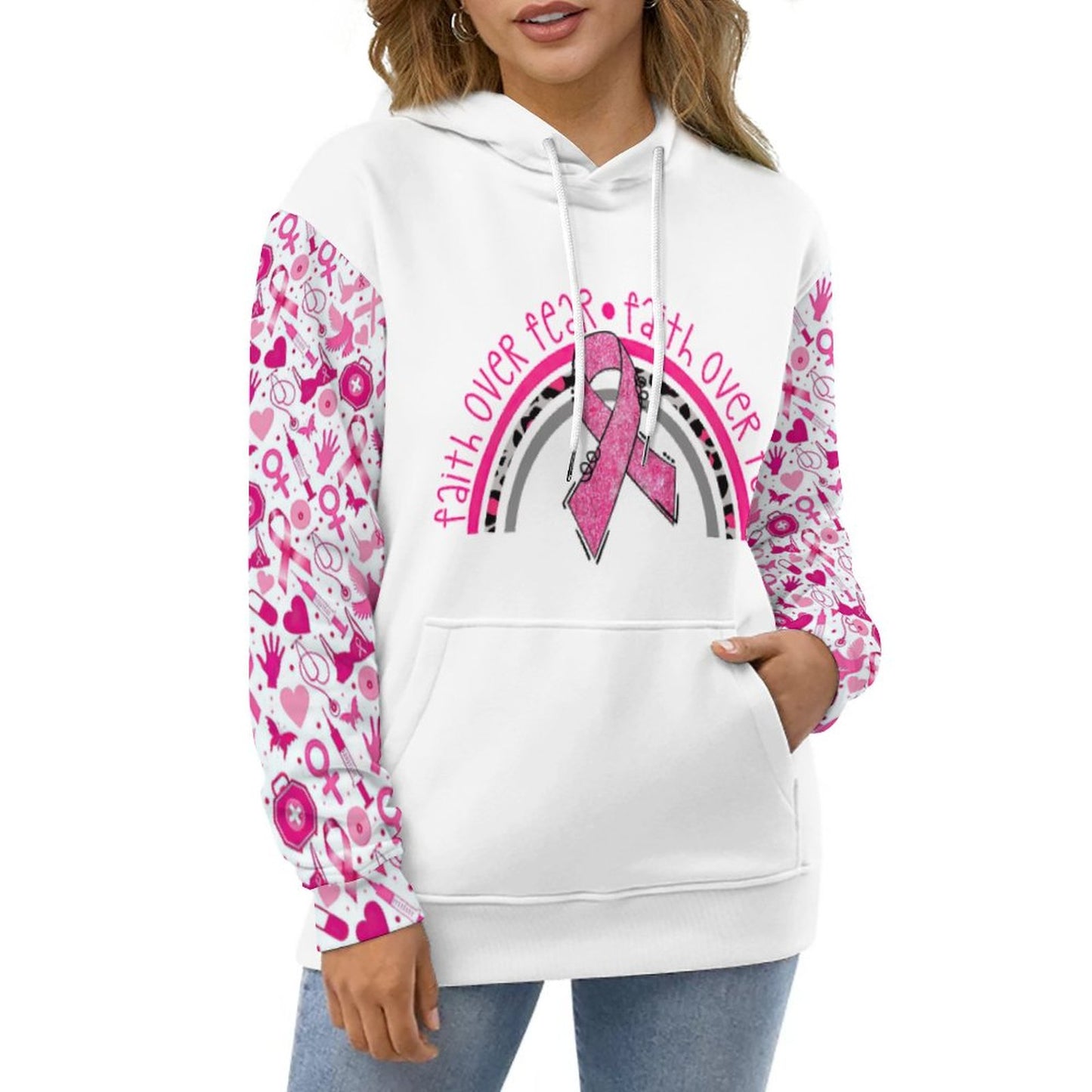 Custom French Terry All-Over Print Hoodie | Structured Streetwear