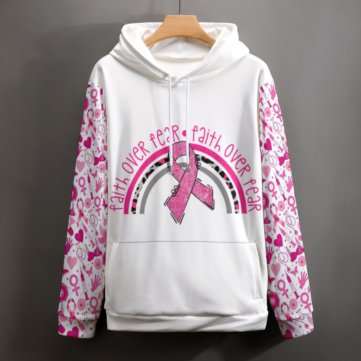 Custom French Terry All-Over Print Hoodie | Structured Streetwear