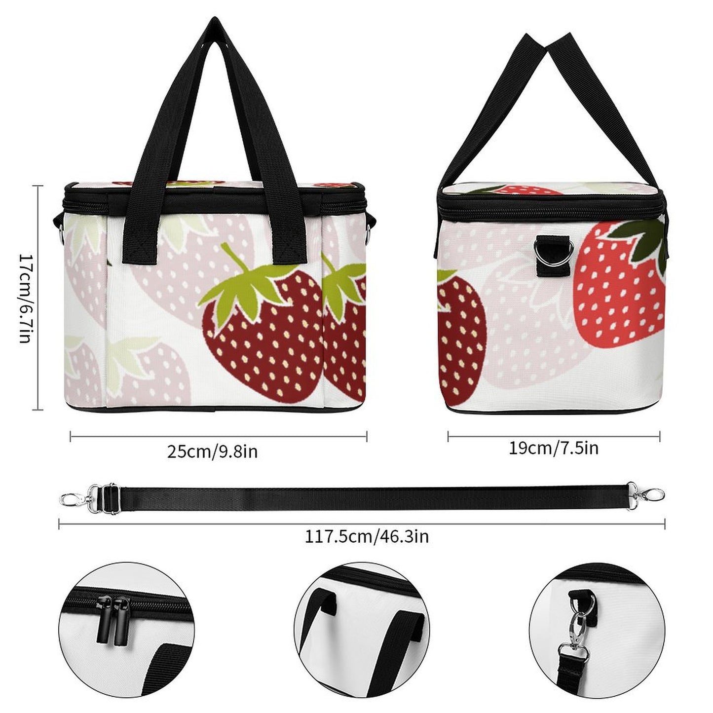 Custom Insulated Lunch Bag | Personalized Cooler Tote with Your Photo