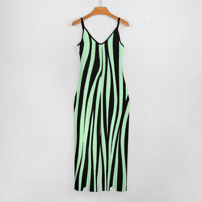 Custom Loose Fit Spaghetti Strap Jumpsuit | Casual Overalls
